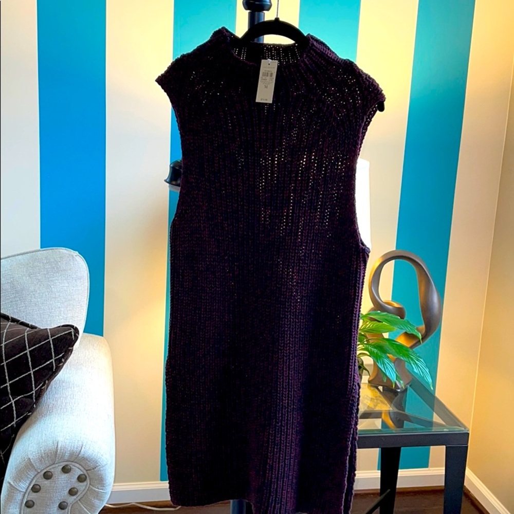 Crochet Side-Slit Pullover